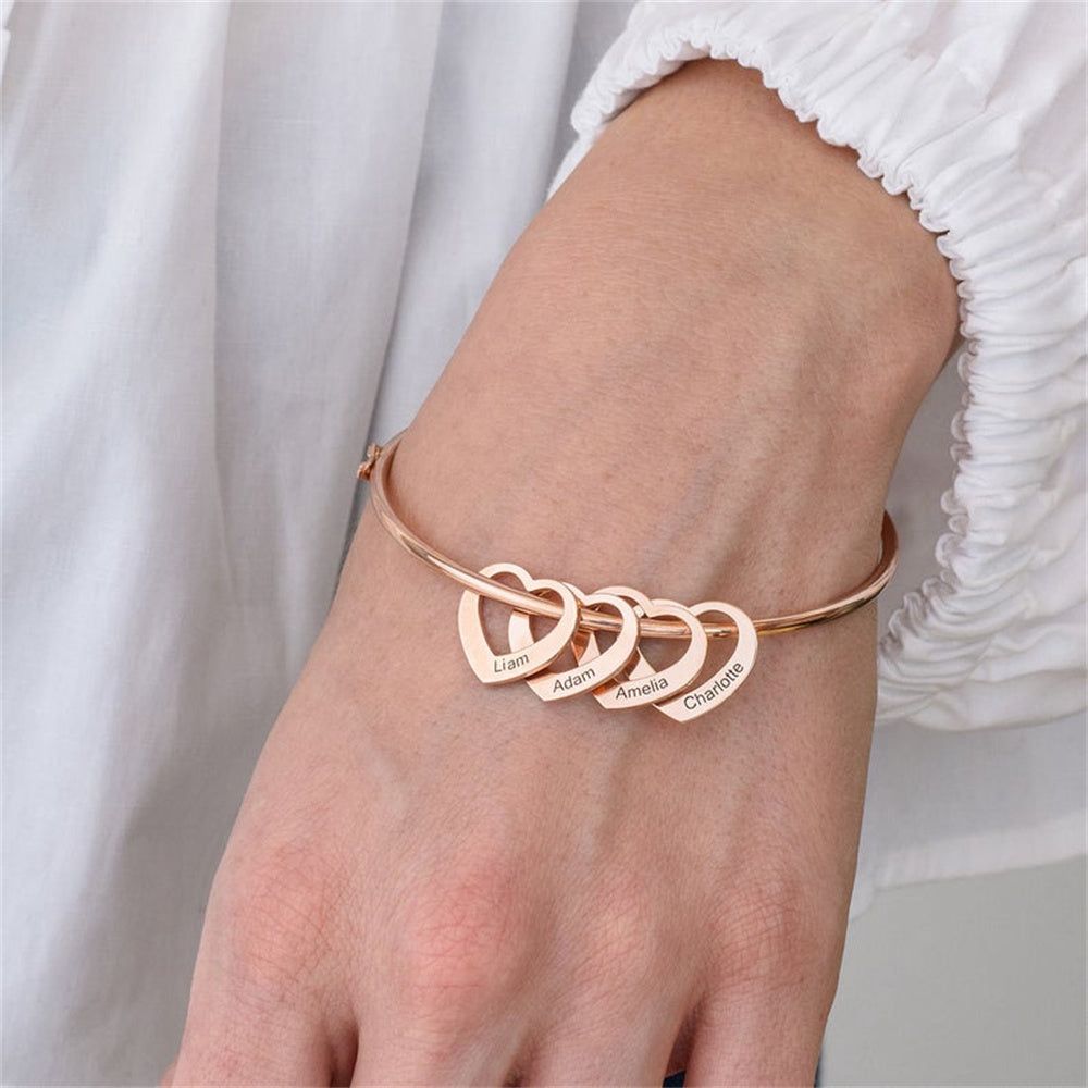 Pulseira Meus Corações - Gravação a Laser