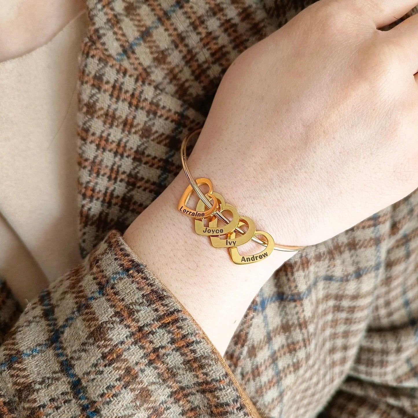 Pulseira Meus Corações - Gravação a Laser