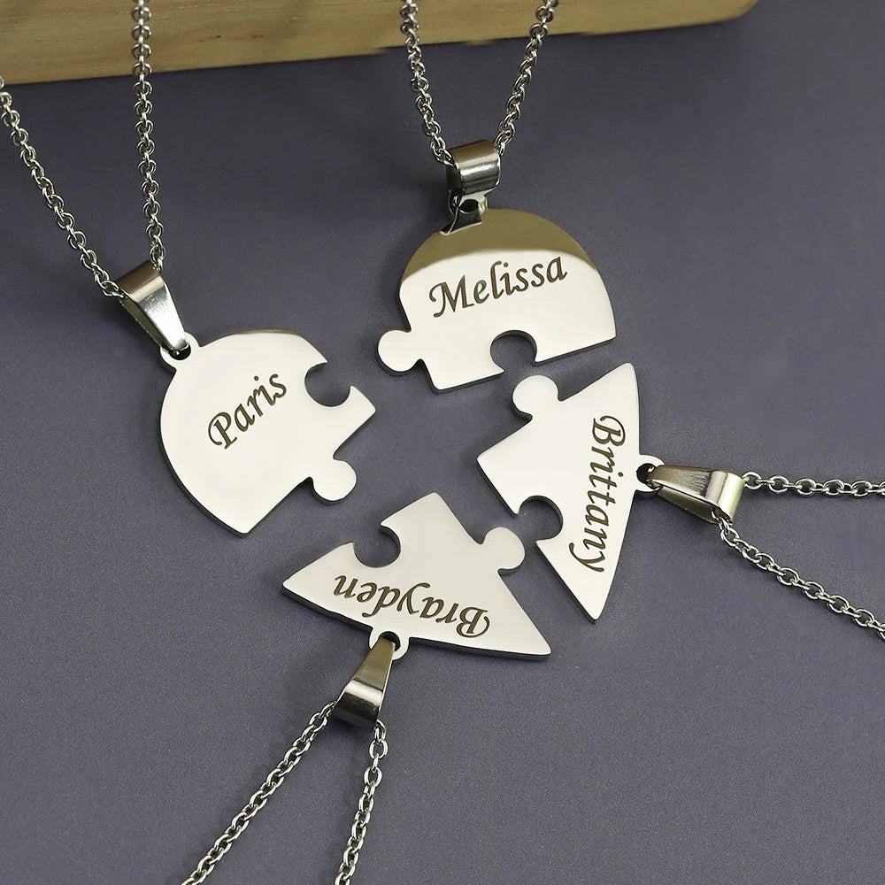 Colar Minhas Metades - Gravação a Laser