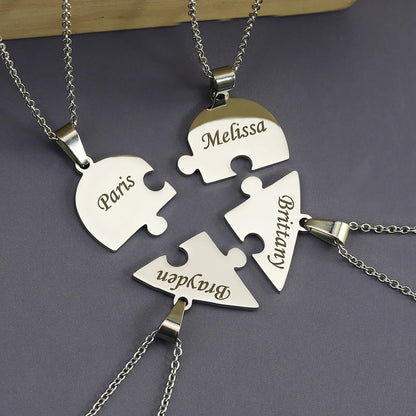 Colar Minhas Metades - Gravação a Laser