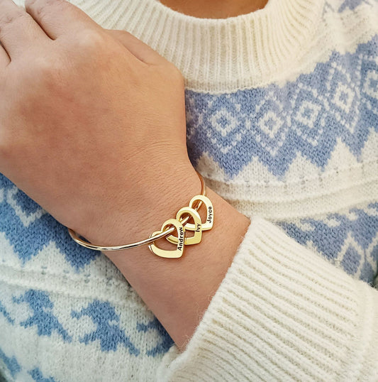 Pulseira Meus Corações - Gravação a Laser